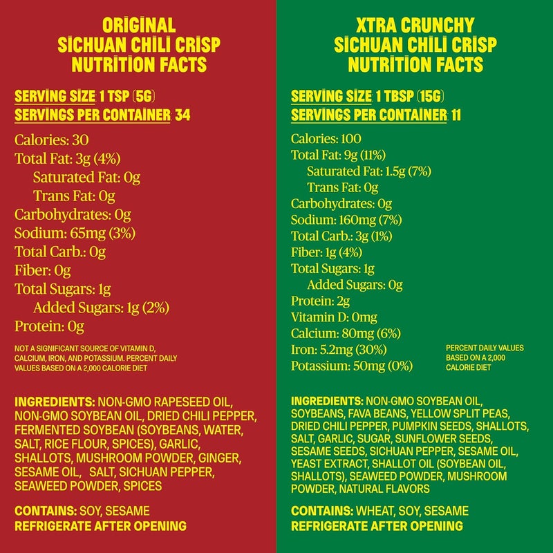 FLYBYJING Original & Xtra Crunchy Sichuan Chili Crisp Duo - 6oz Jars (Pack of 2) - Image 2